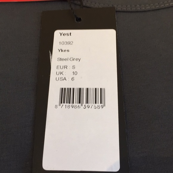 Yest Ykes 10392 Basic Cotton Jersey Long Sleeve  Steel Grey Size 6 - Picture 8 of 13